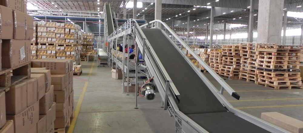 Incline Sliderbed Belt Conveyor