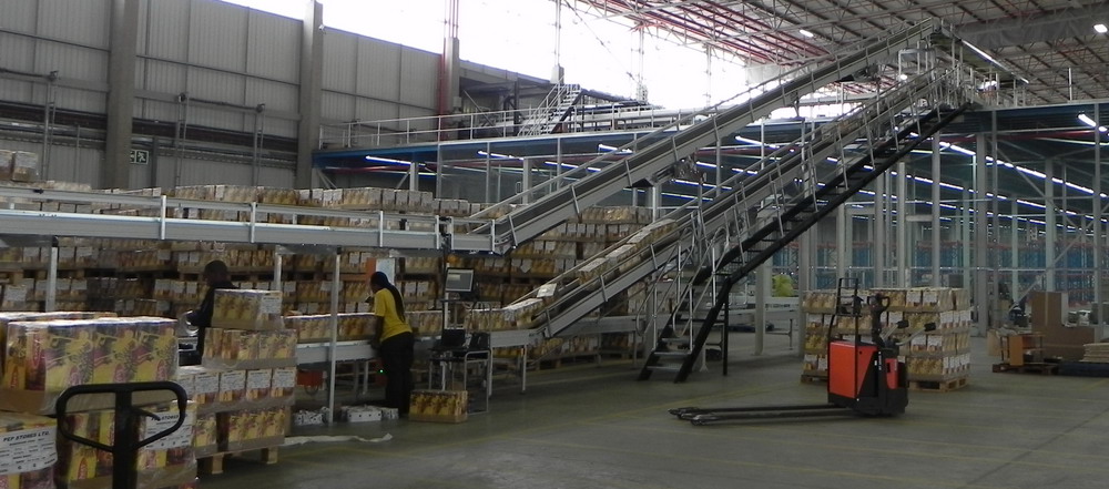Incline Sliderbed Belt Conveyor