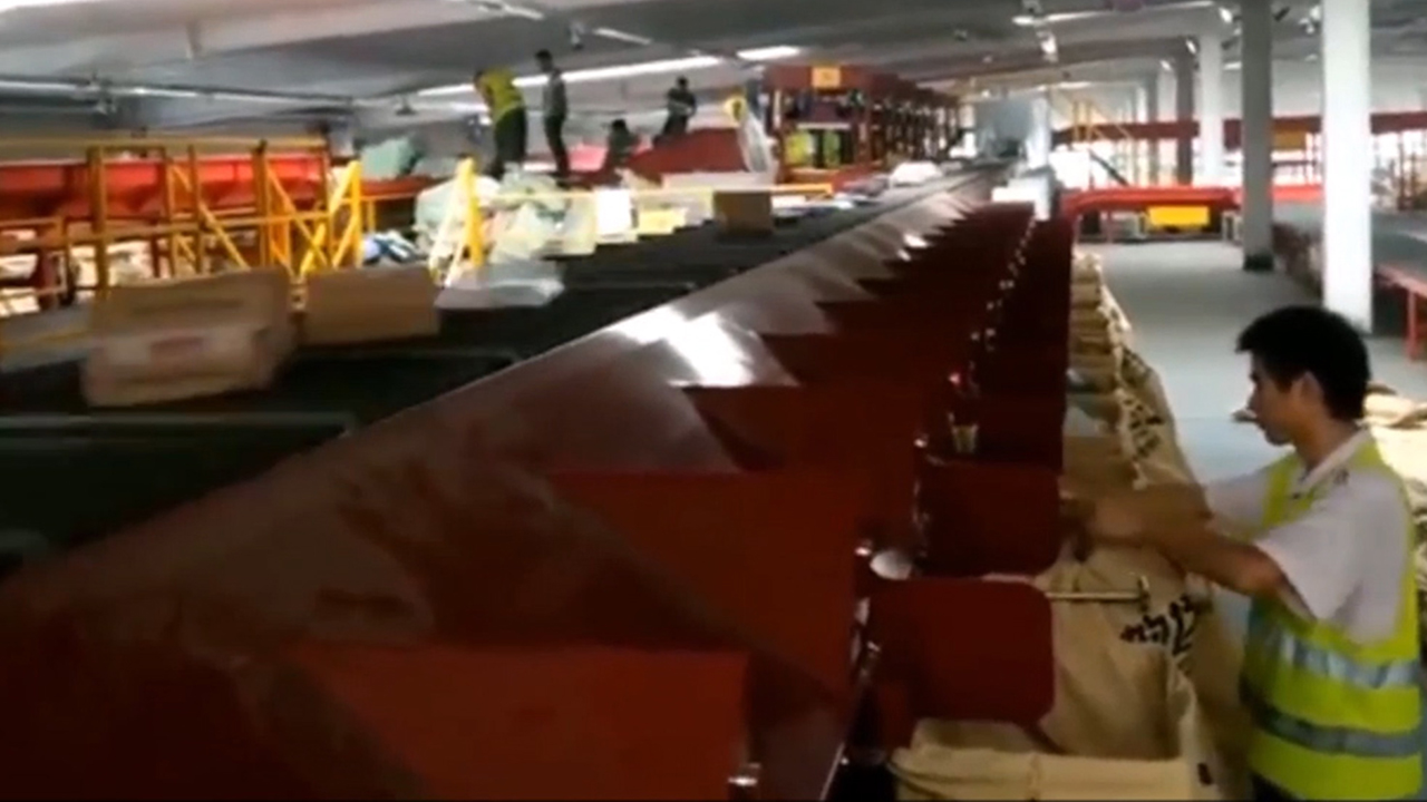 Cross Belt Sorter Conveyor 2