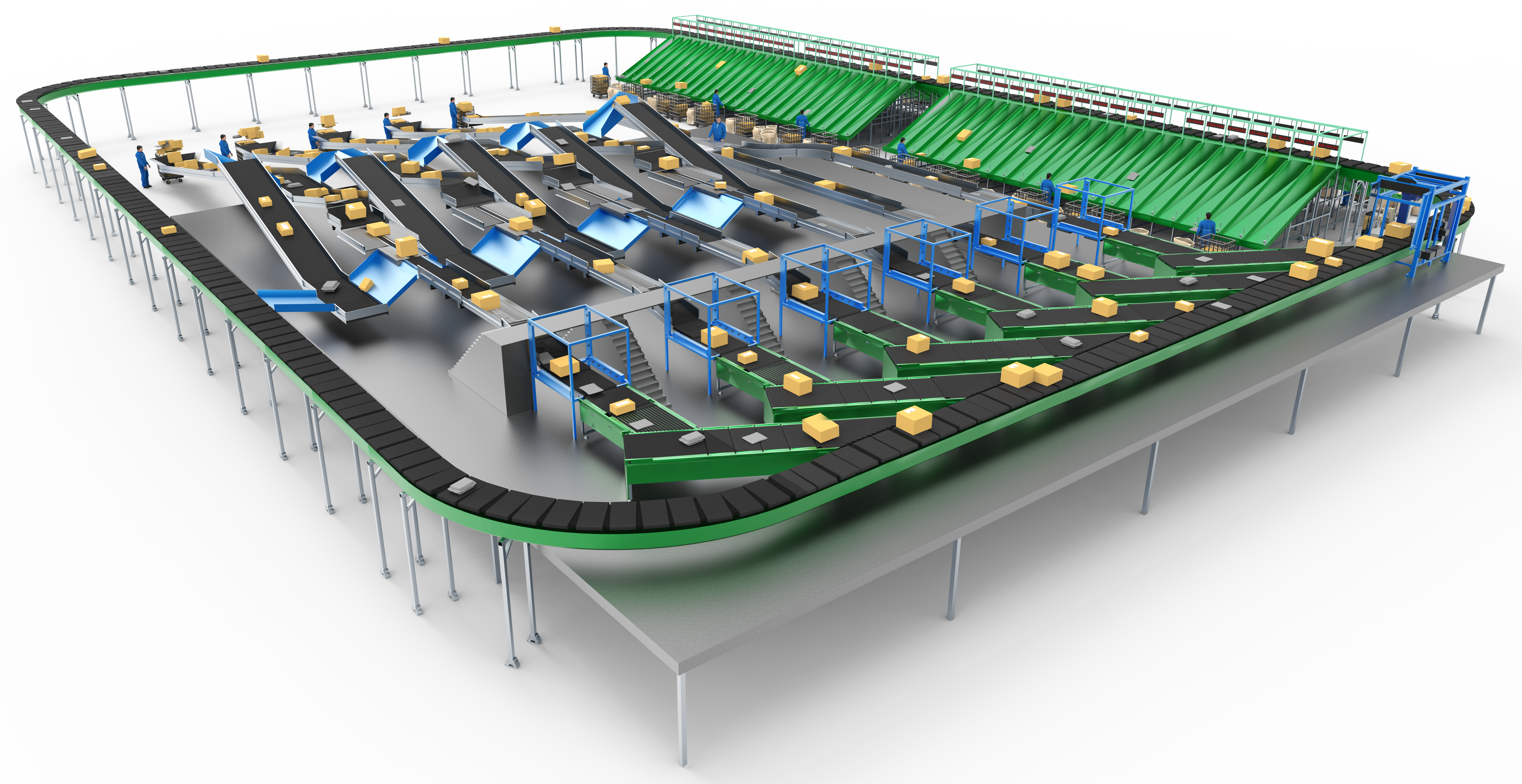 Horizontal Cross Belt Sorter