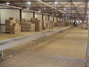 Aluminium Live Roller Conveyors